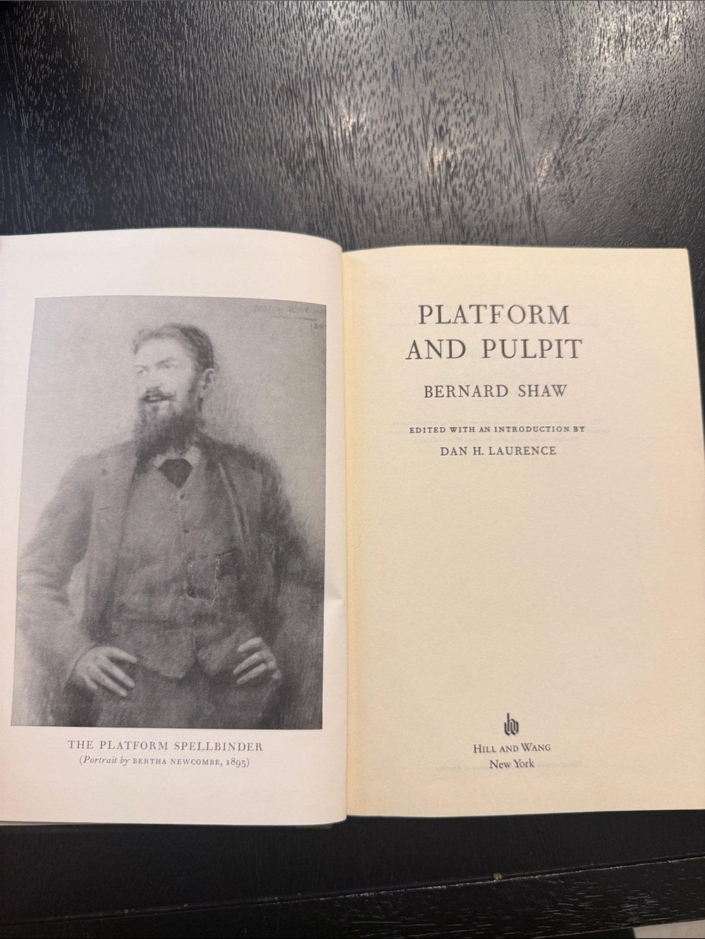 Vintage Possibly First Edition-Platform and Pulpit by Bernard Shaw